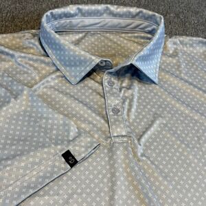 Swannies Men's XL Gray All Over‎ Print Stretch Golf Performance